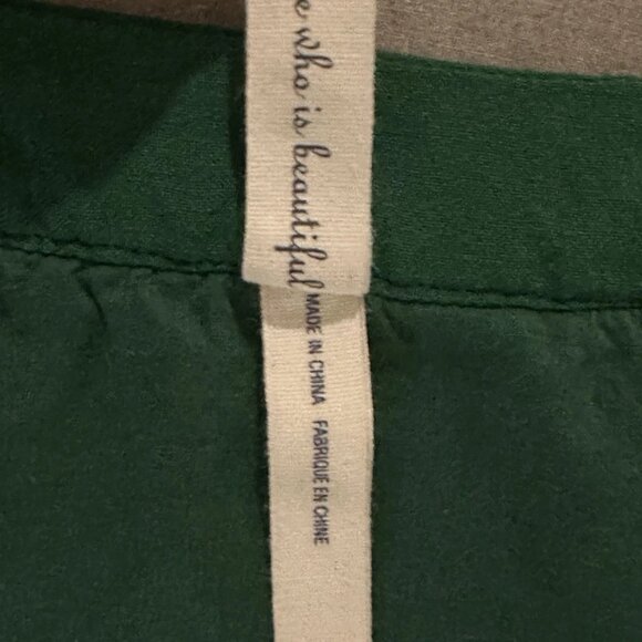 Anthropologie Maeve Gathered Together Sleeveless Tier Dress - Green - 8 -Worn 1X - Picture 14 of 16